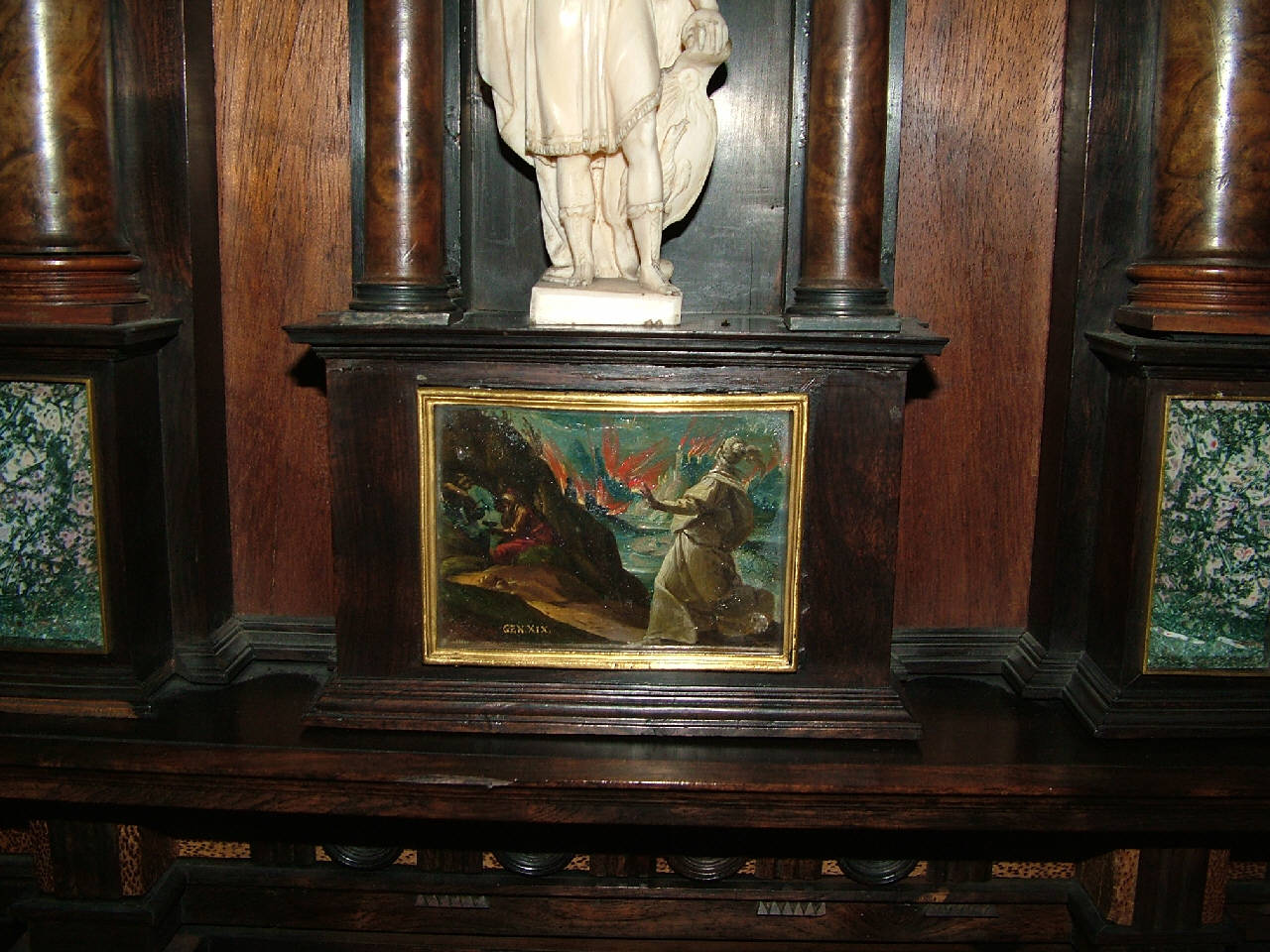 La moglie di Lot tramuta in una statua di sale (dipinto) di Mazzucchelli Pier Francesco detto il Morazzone (primo quarto sec. XVII)