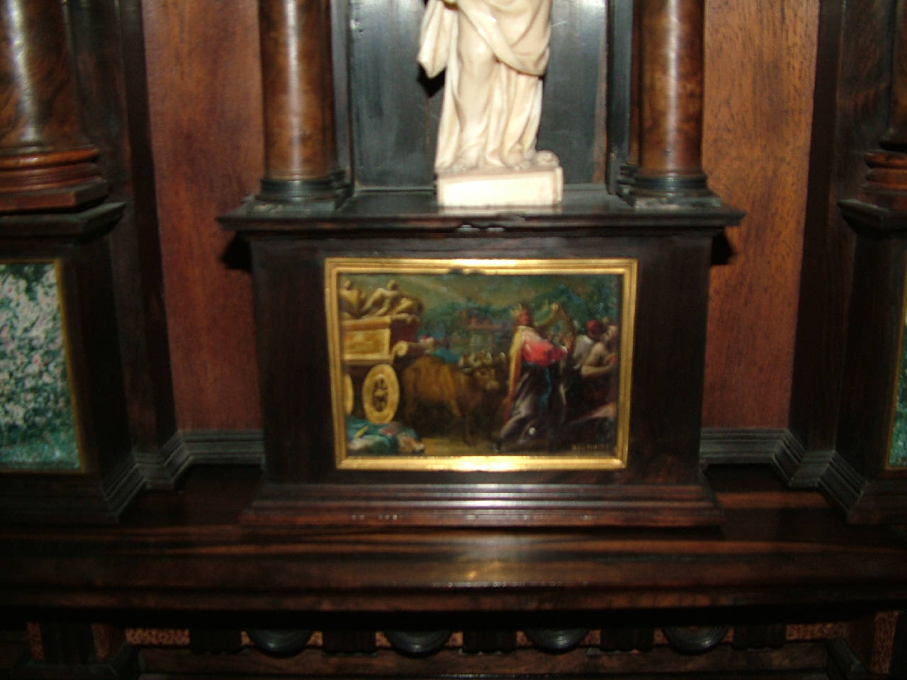Oza che muore per aver toccato l'Arca di Dio (dipinto) di Mazzucchelli Pier Francesco detto il Morazzone (primo quarto sec. XVII)