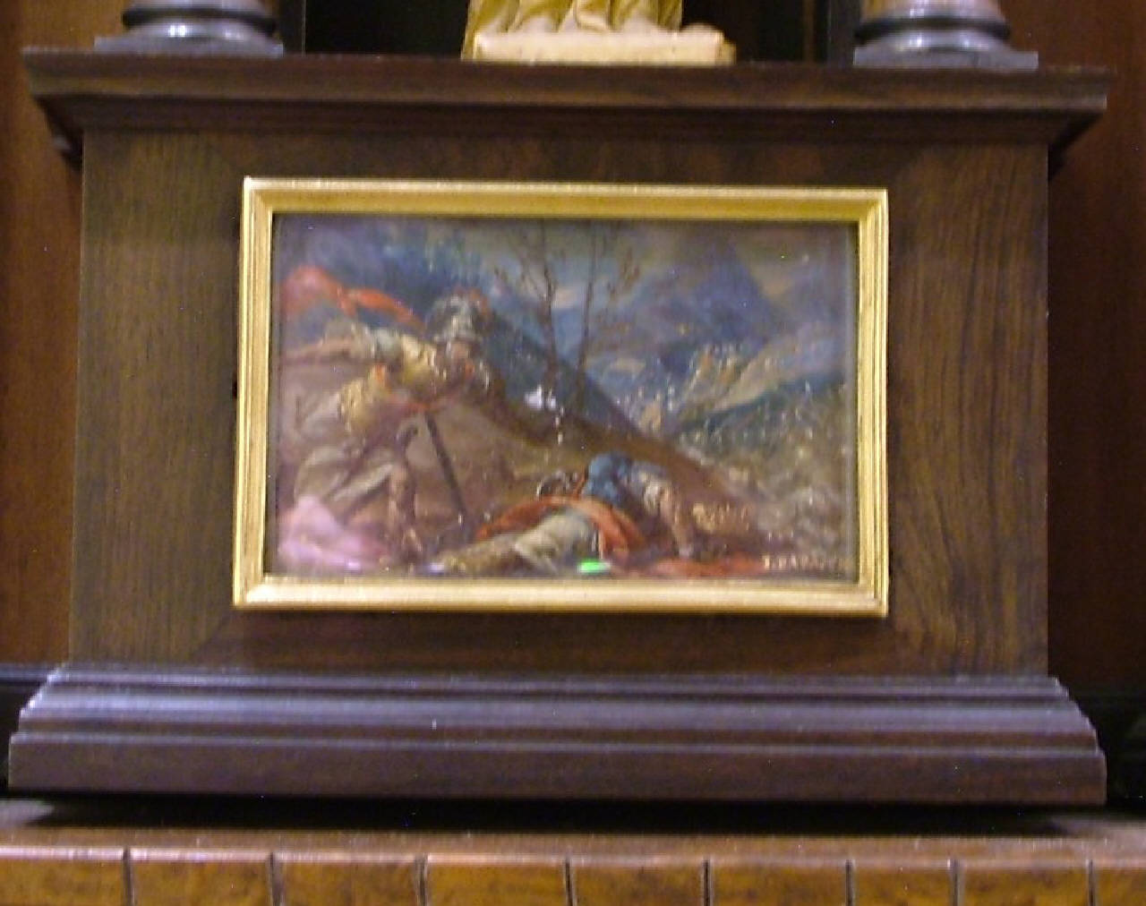 Saul che si uccide per aver dato ascolto alla Pitonessa (dipinto) di Mazzucchelli Pier Francesco detto il Morazzone (primo quarto sec. XVII)