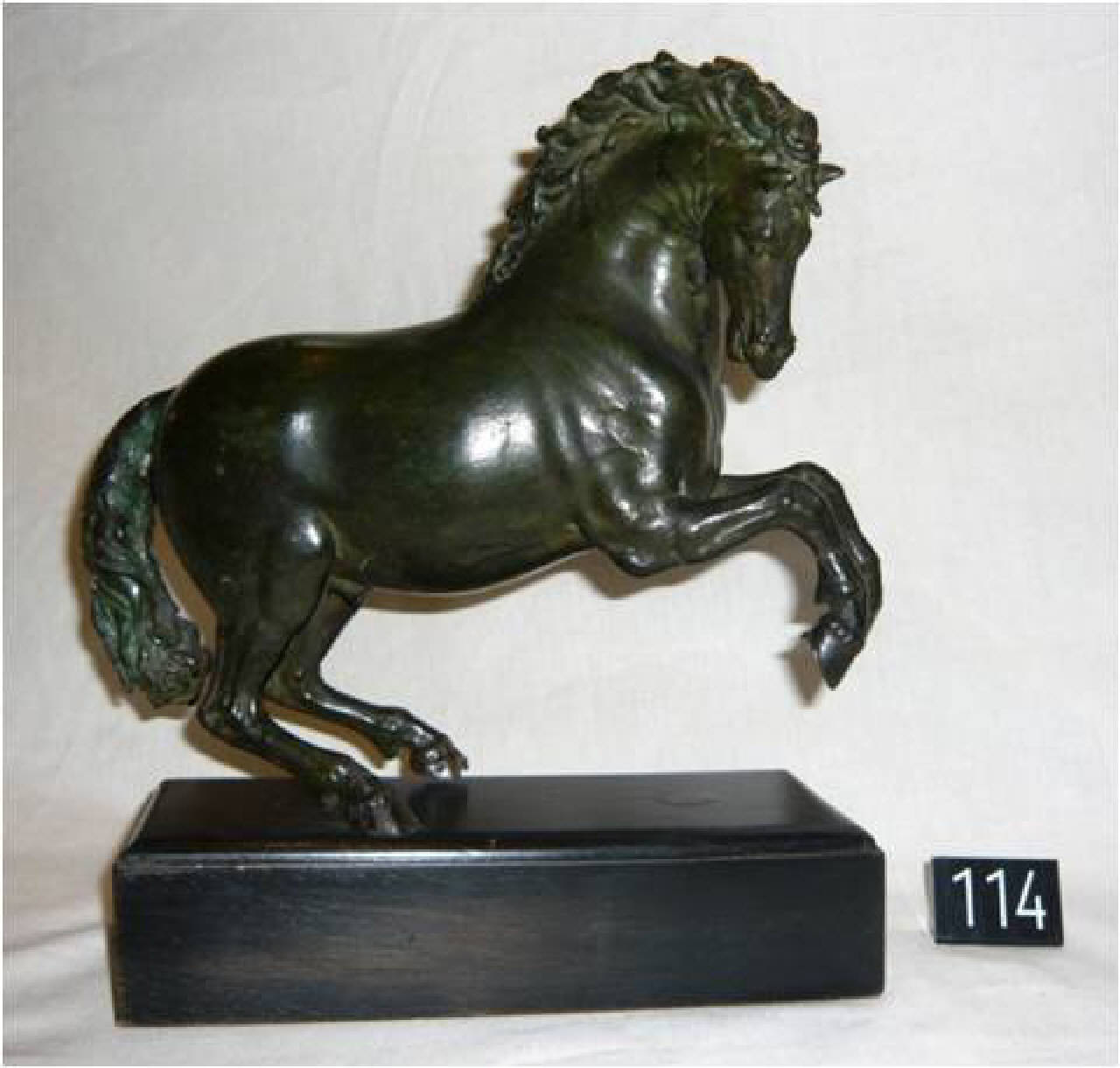 cavallo impennato (scultura) - maniera del Gianbologna (de Boulogne, Jean) (sec. XVI)