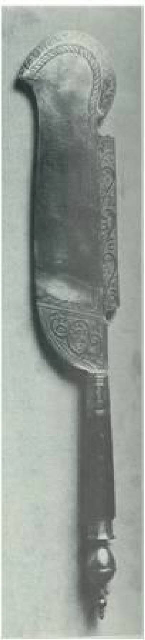coltella da caccia grande - arte tedesca (Sassonia) (sec. XVI)