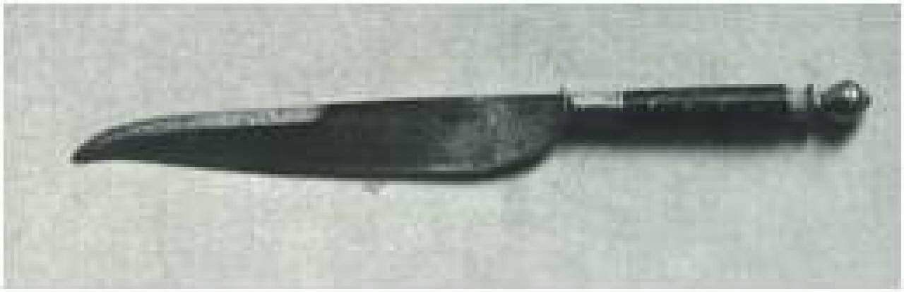 coltello - arte tedesca (Sassonia) (sec. XVI)