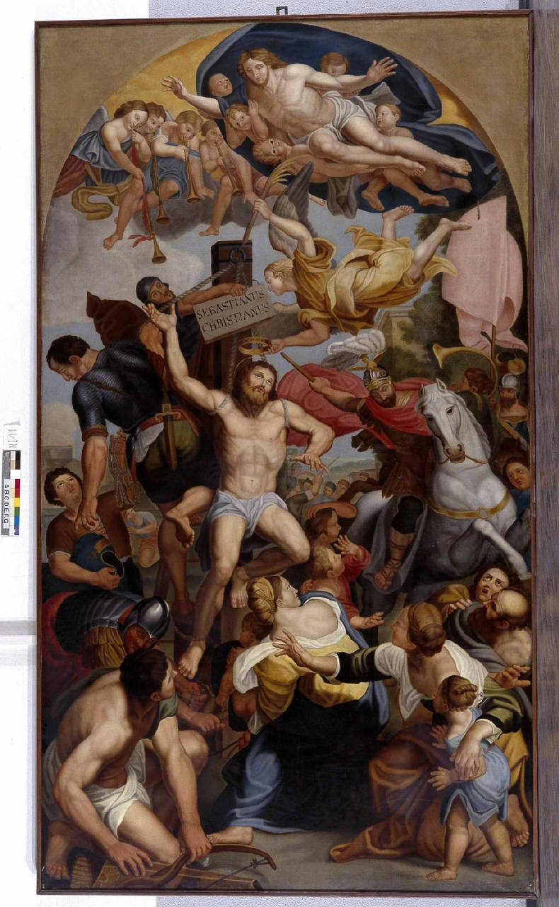 Martirio di San Sebastiano (dipinto) - ambito lombardo (prima metà sec. XIX)