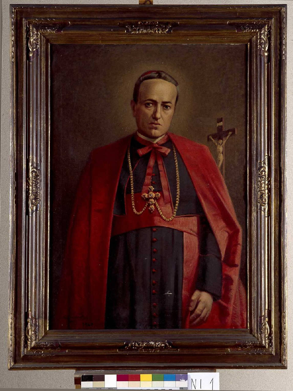 ritratto di cardinale (dipinto) di Cranchi V. (sec. XX)