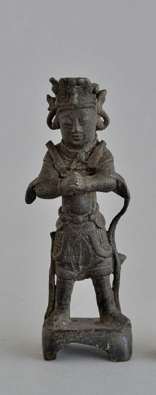 attendente, deità (statuetta) - produzione cinese (sec. XVII)