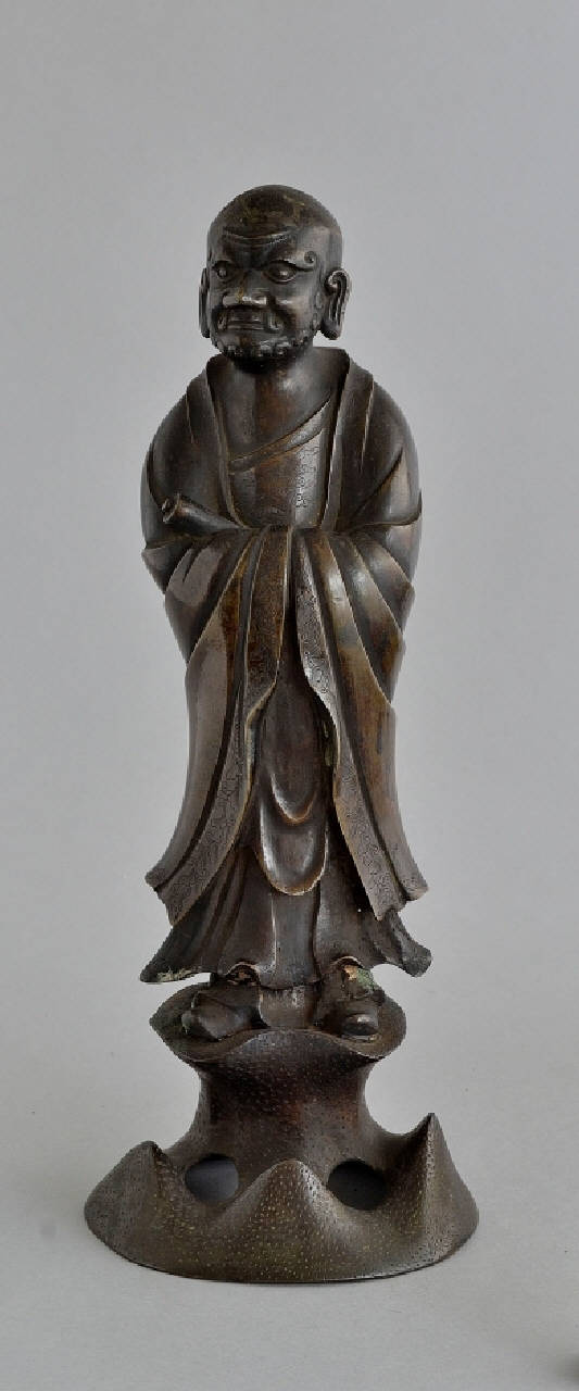 Bodhidharma, deità (statuetta) - produzione cinese (sec. XIX)