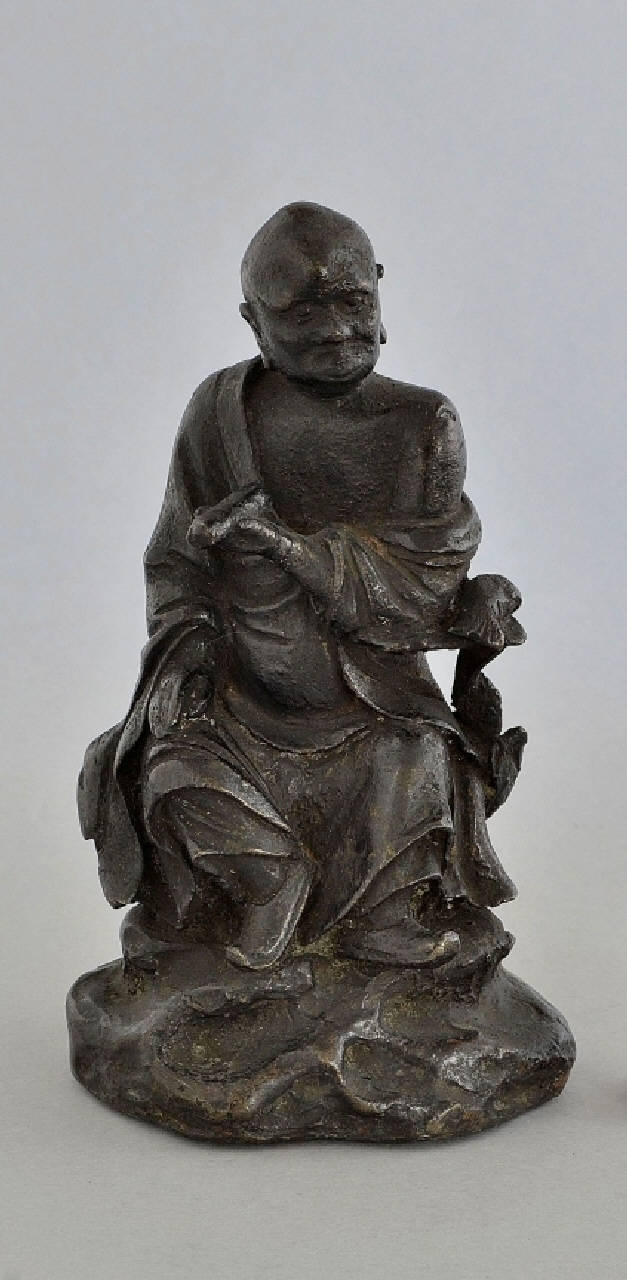 l'arhat Nagaxina, deità (statuetta) - produzione cinese (sec. XVII)