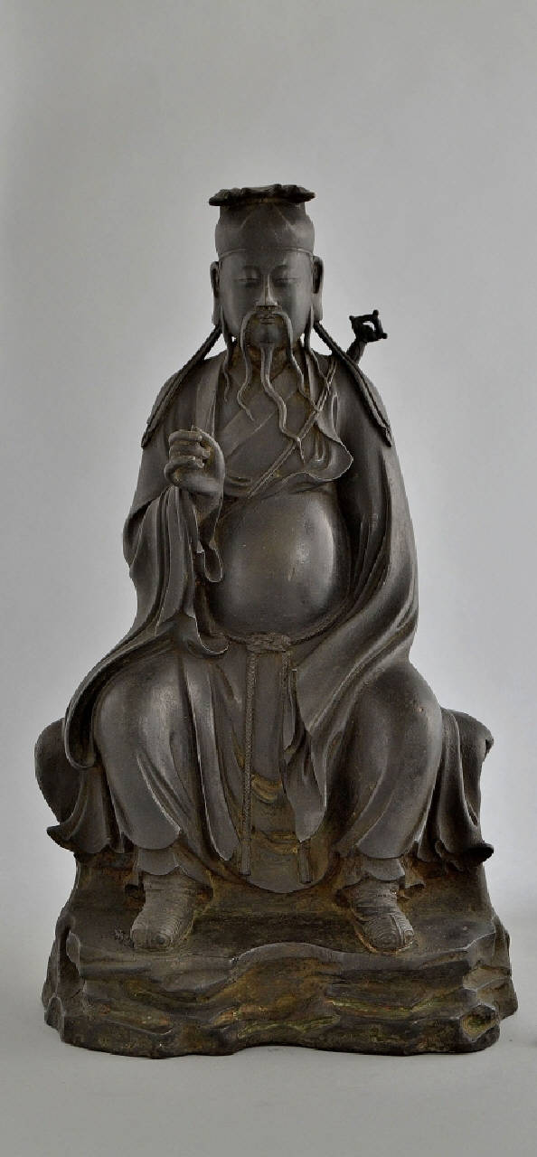 Lu Dongbin, deità (statuetta) - produzione cinese (sec. XIX)