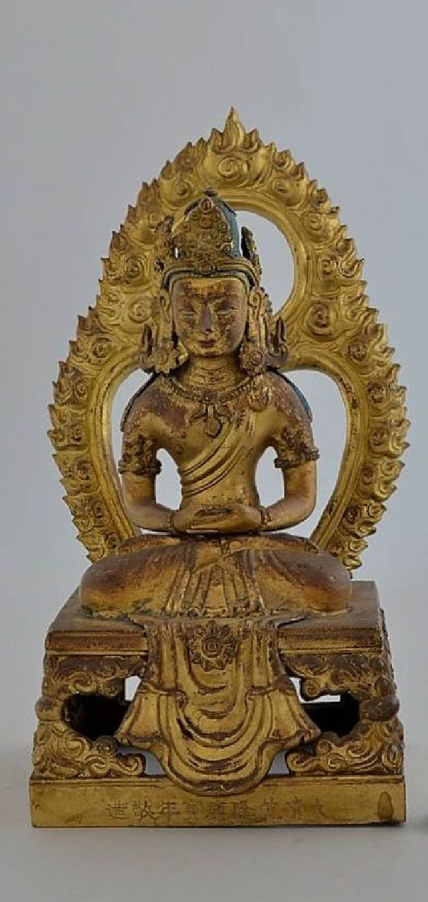 Amitayus, buddha (statuetta) - produzione cinese (sec. XVIII)