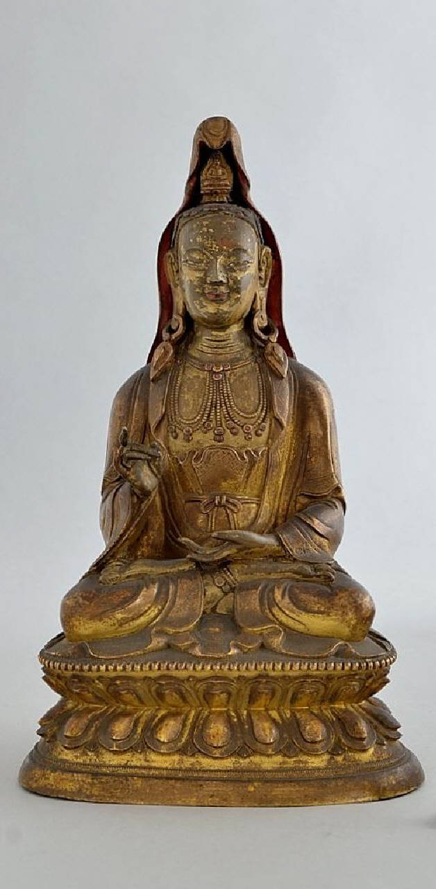 Guanyin, bodhisattva (statuetta) - produzione cinese (sec. XIX)