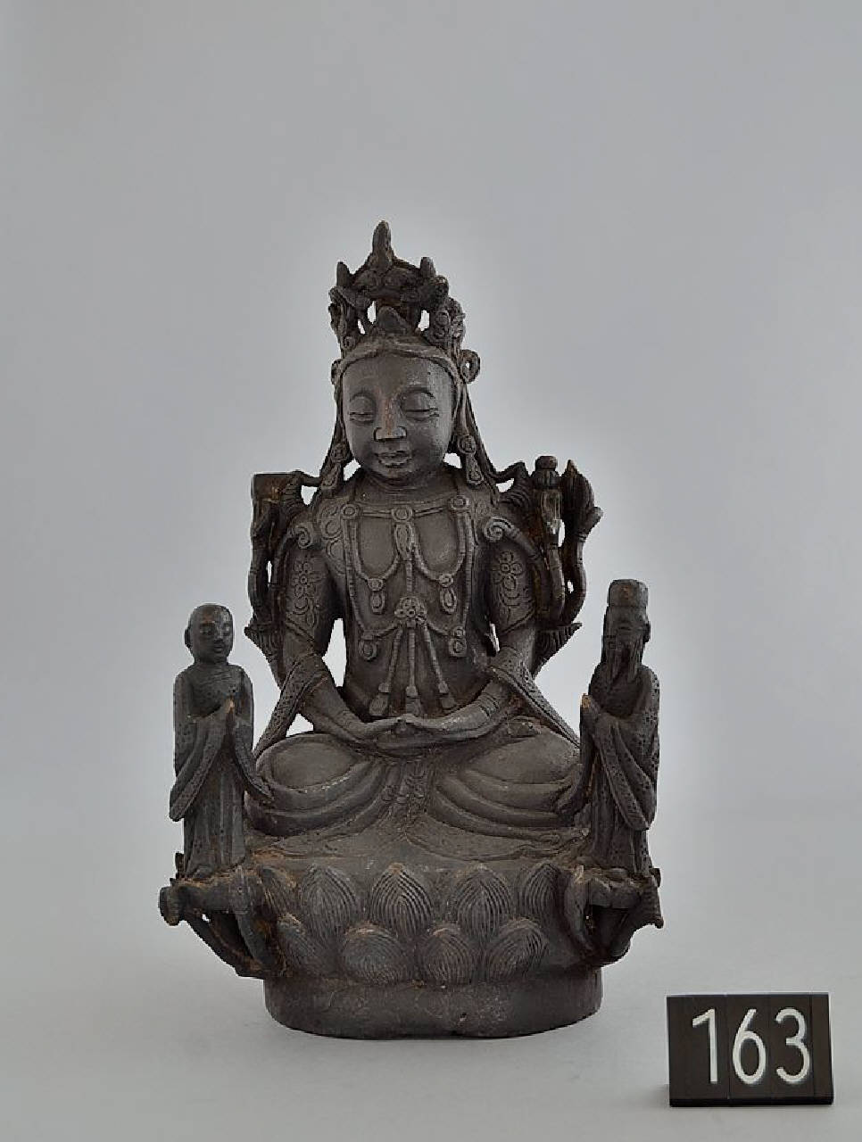 Nanhai Guanyin, bodhisattva (statuetta) - produzione cinese (sec. XIX)