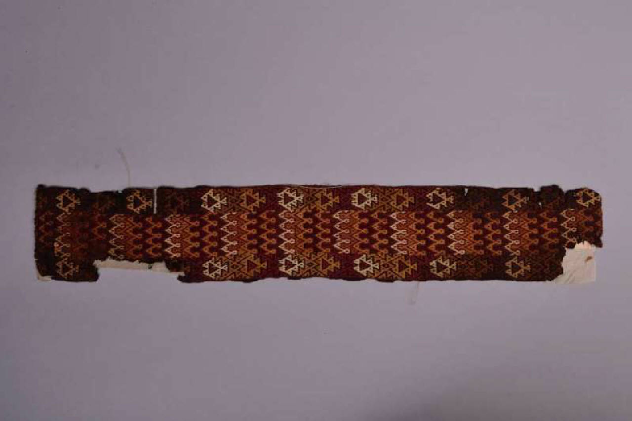 frammento di bordura - Cultura Ica-Inca (secc. XV/ XVI)