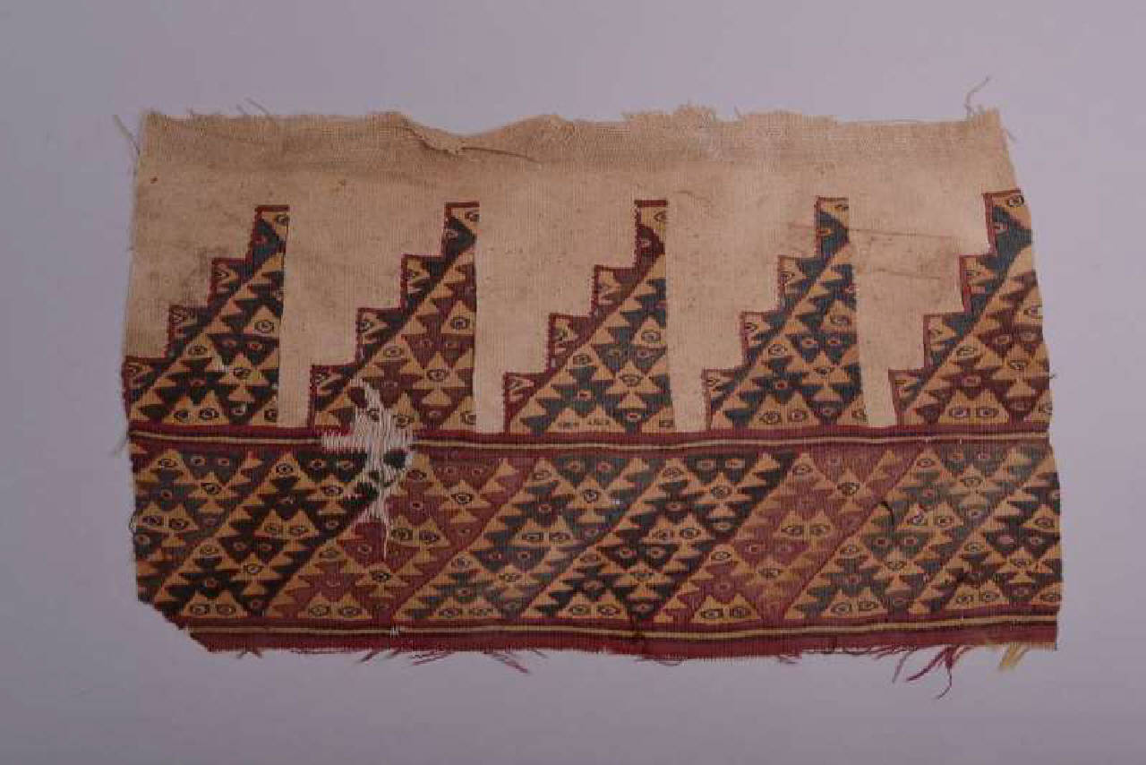 frammento di bordura di camicia o perizoma - Cultura Chancay (secc. X/ XIII)