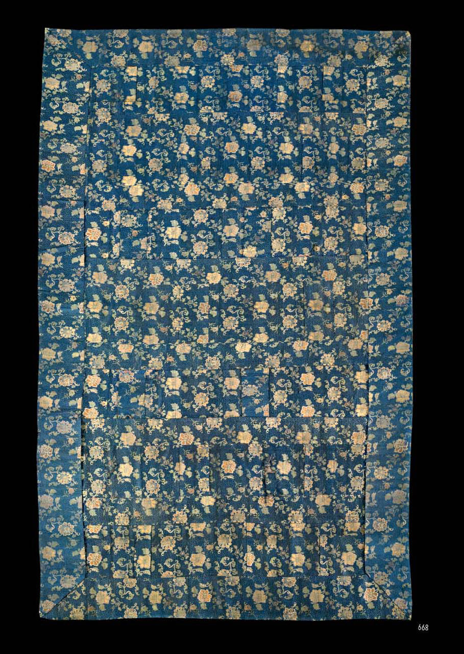 fiori (tessuto) - manifattura giapponese (sec. XIX||sec. XIX)
