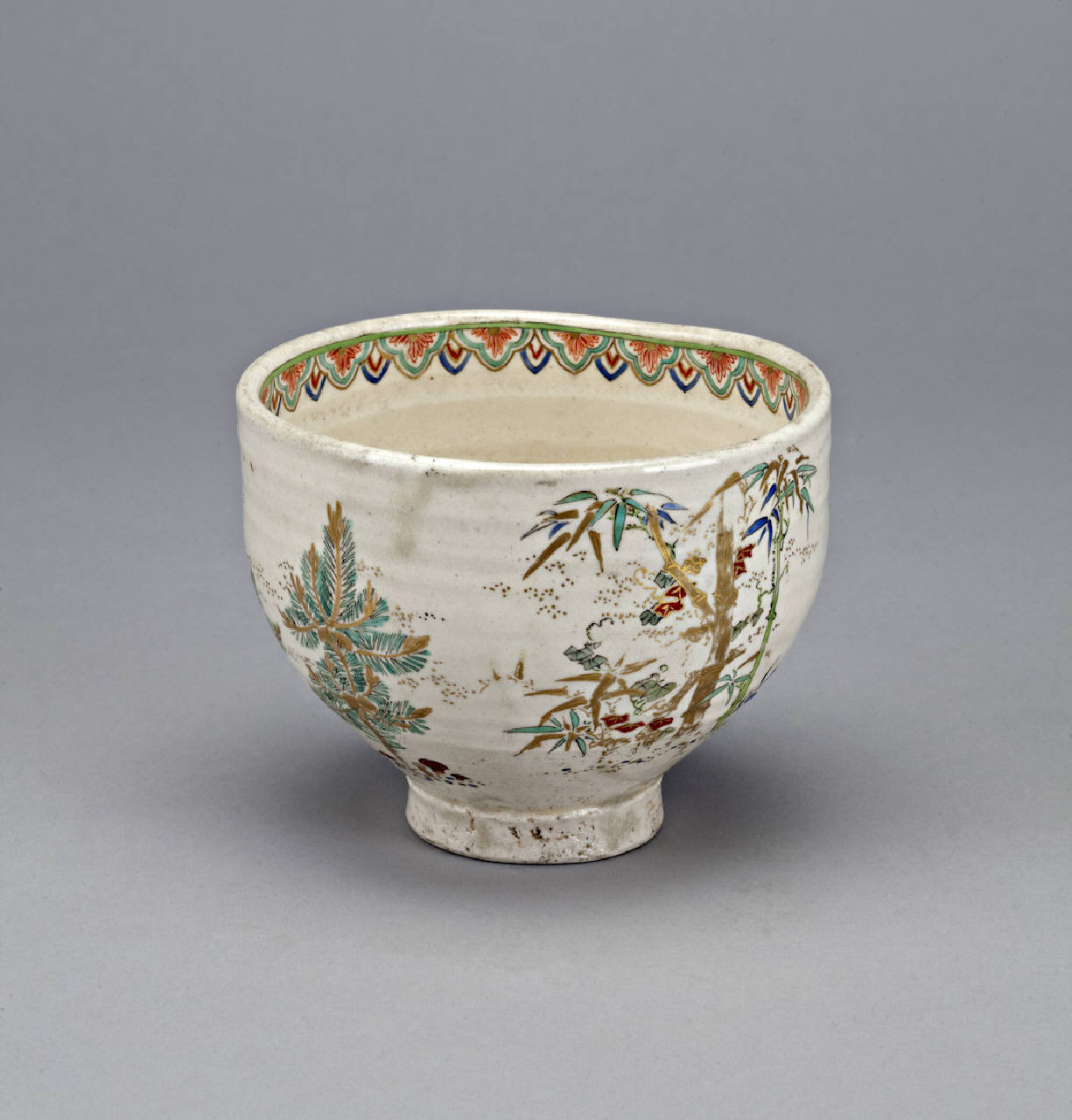 fiori (tazza da thè) - manifattura giapponese (secc. XVIII/ XIX||sec. XIX)