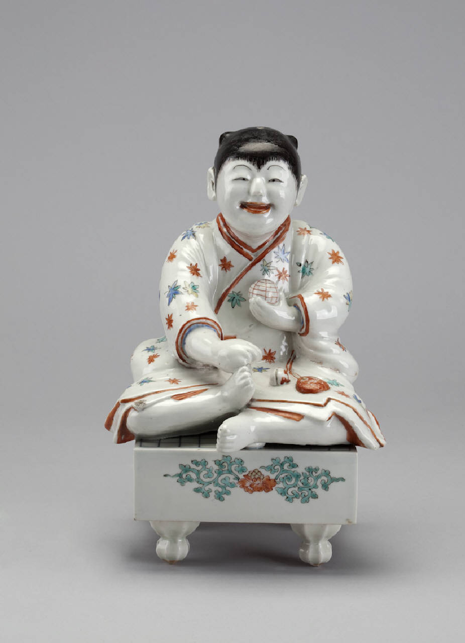 bambino cinese su scacchiera (scultura) - manifattura giapponese (seconda metà sec. XVII)