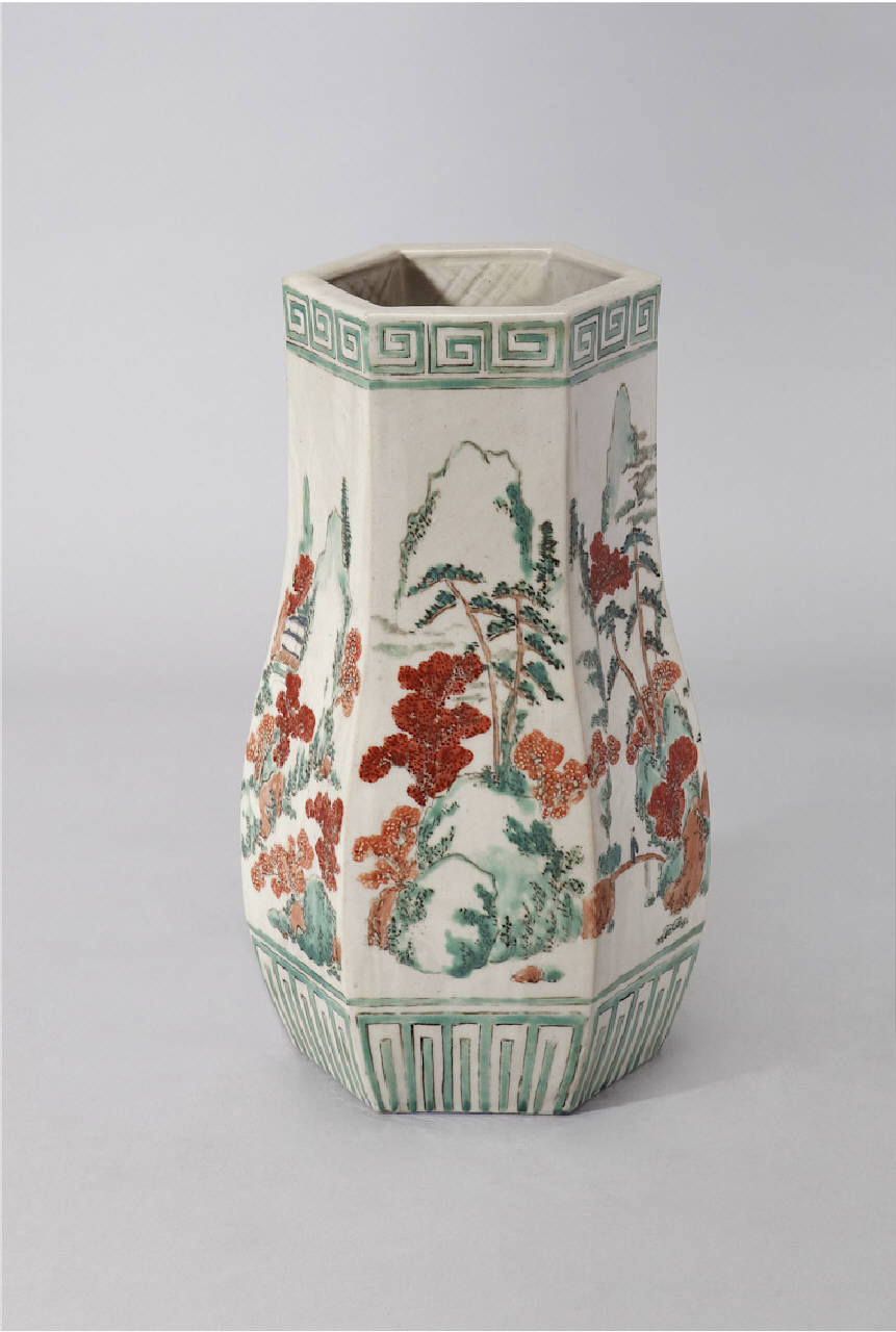 paesaggio (vaso) - manifattura giapponese (sec. XIX)