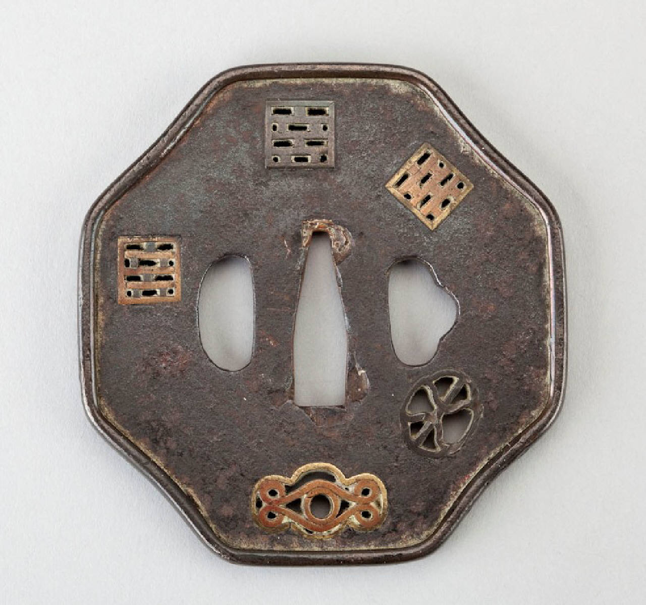 motivi decorativi geometrici (elsa) - manifattura giapponese (secc. XVIII/ XIX)