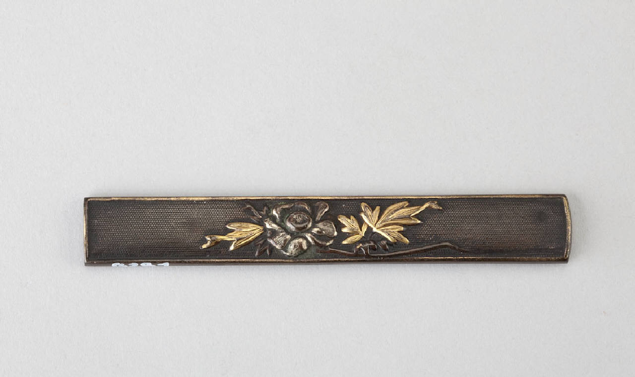 rami fioriti (impugnatura di arma bianca) - manifattura giapponese (secc. XVIII/ XIX)