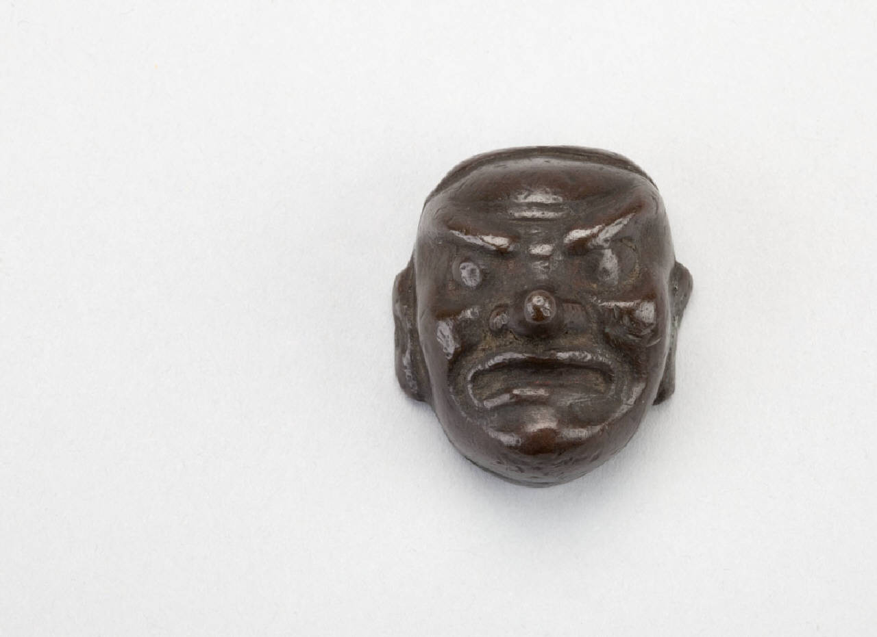 maschera (netsuke) - manifattura giapponese (sec. XIX)