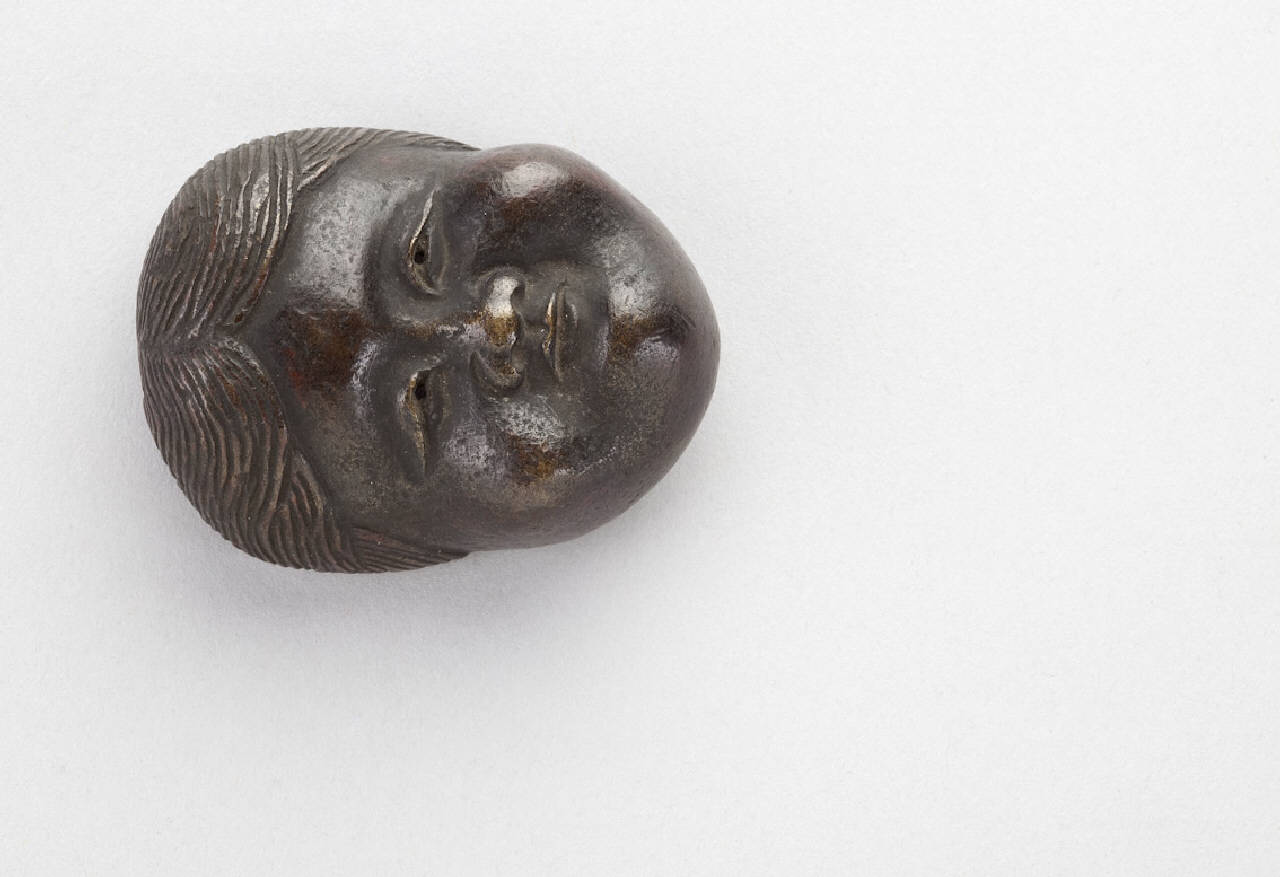 maschera (netsuke) - manifattura giapponese (sec. XIX)