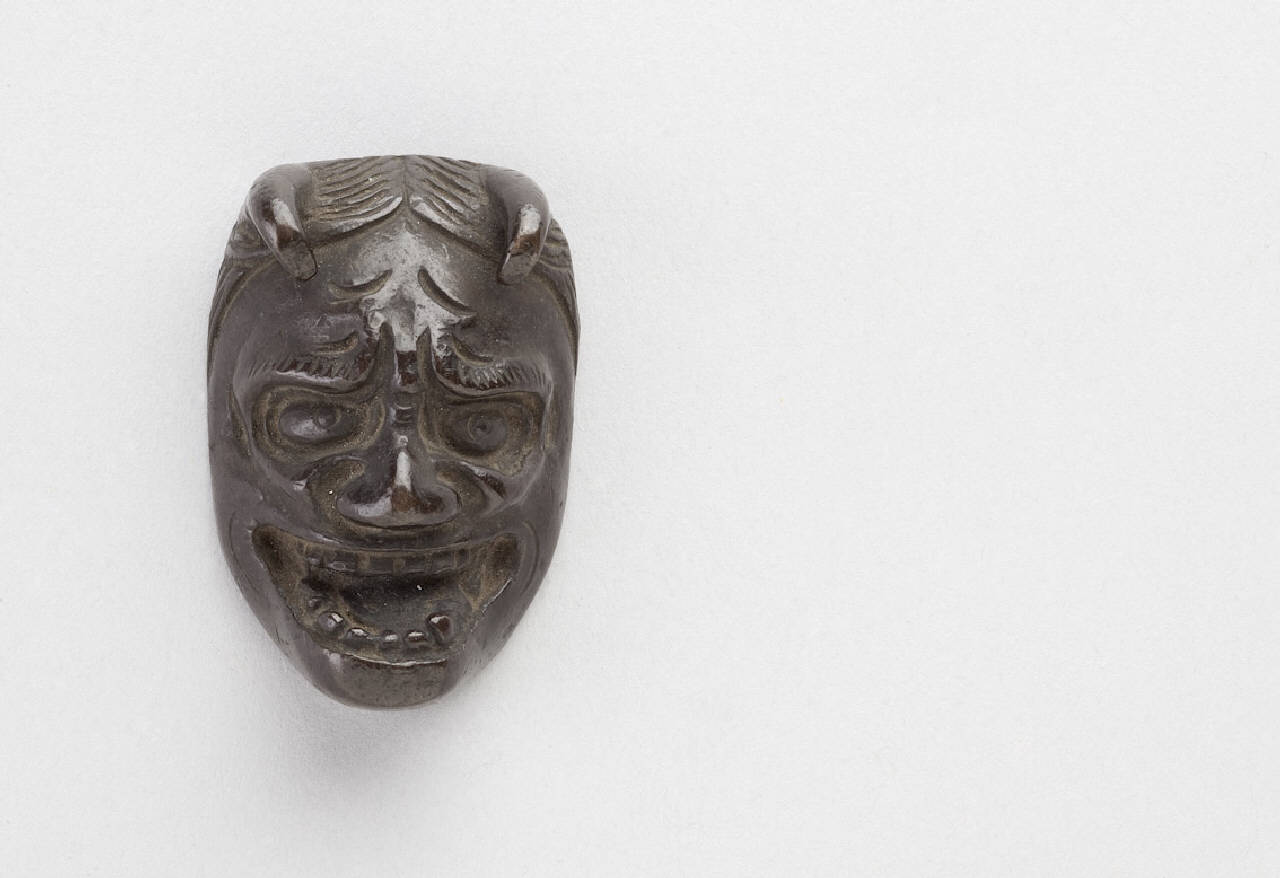 maschera (netsuke) - manifattura giapponese (sec. XIX)