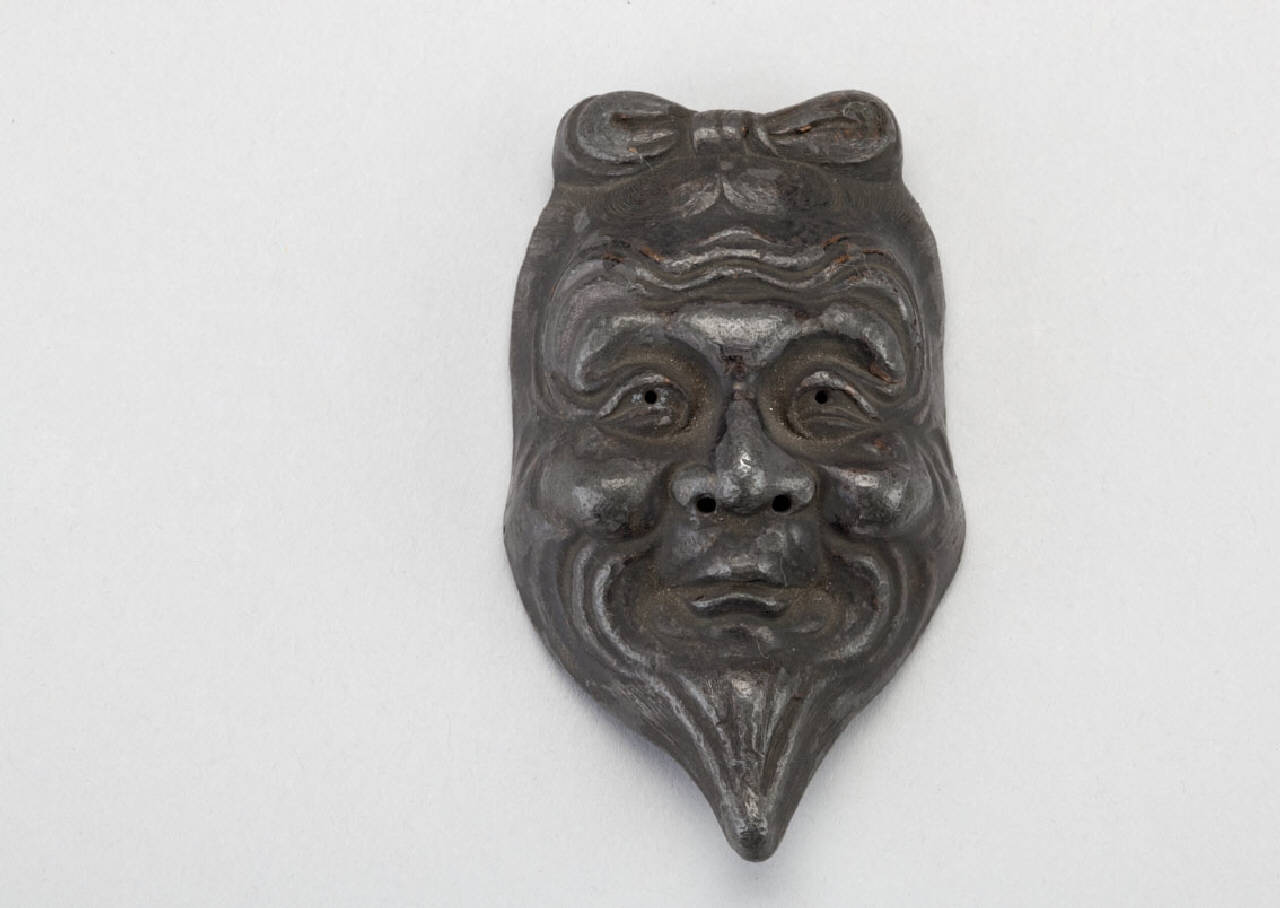 maschera (netsuke) - manifattura giapponese (sec. XIX)