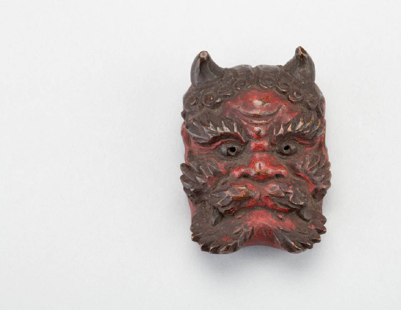 maschera (netsuke) - manifattura giapponese (sec. XIX)