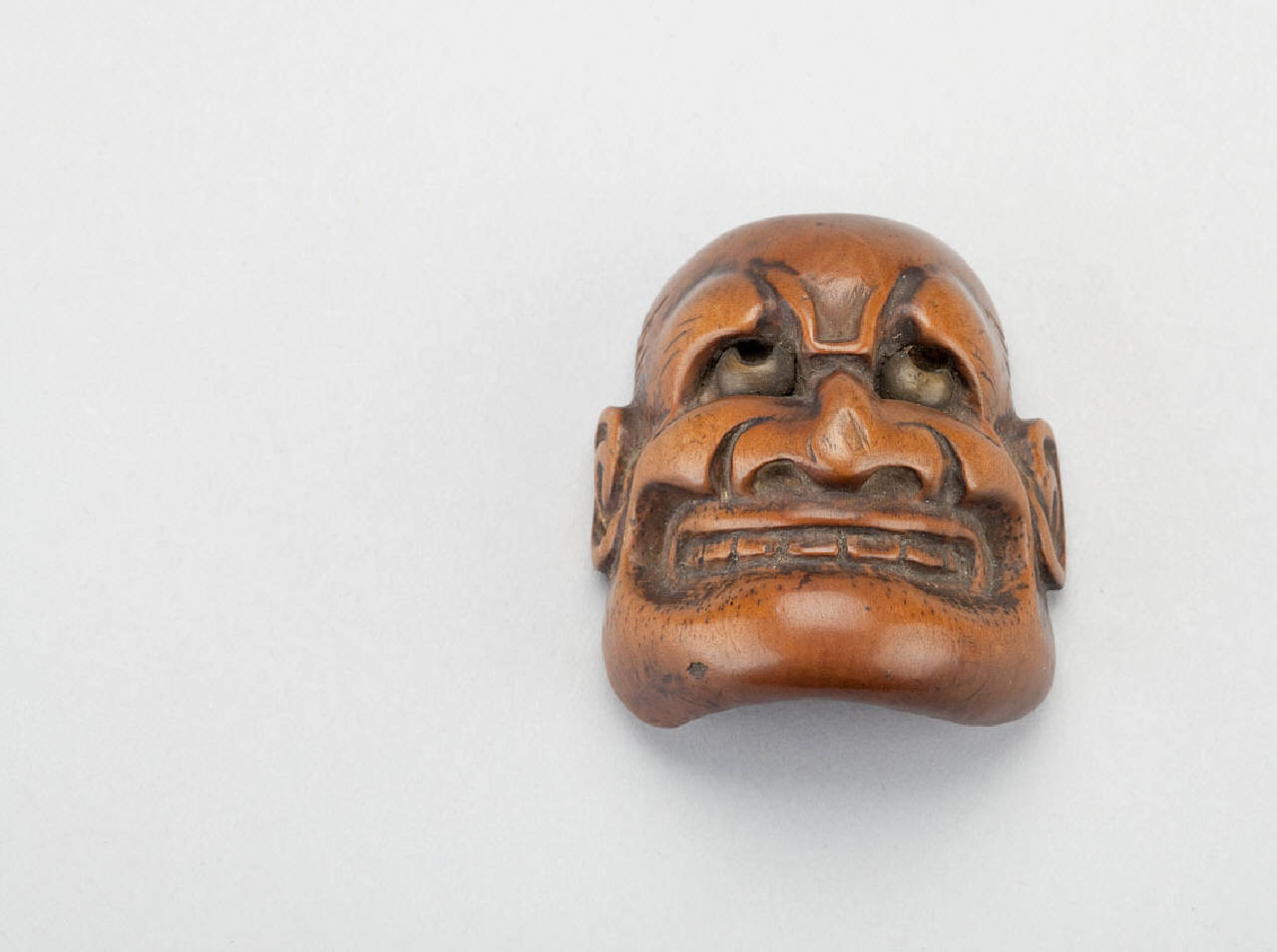 maschera (netsuke) - manifattura giapponese (sec. XIX)