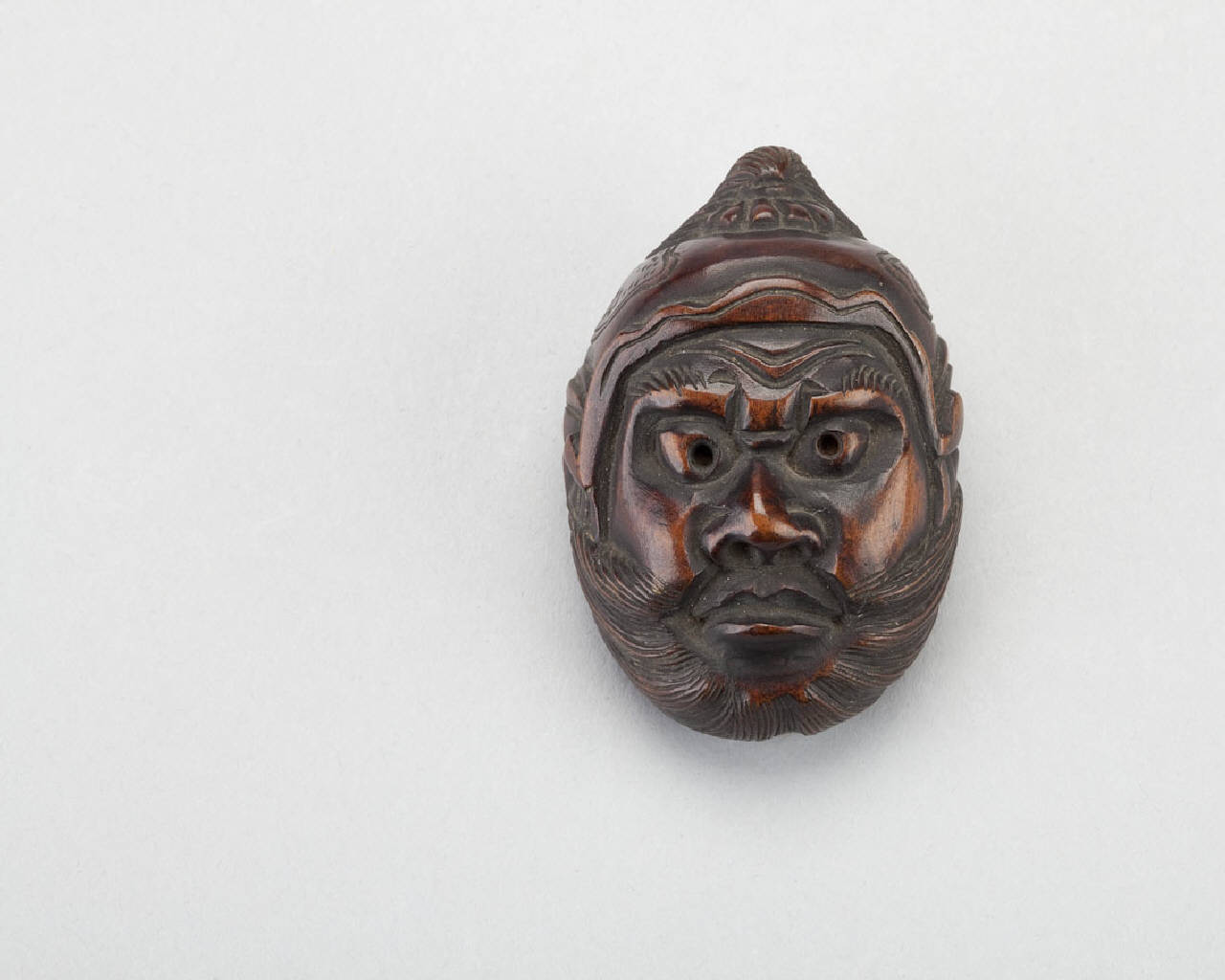 maschera (netsuke) - manifattura giapponese (sec. XIX)