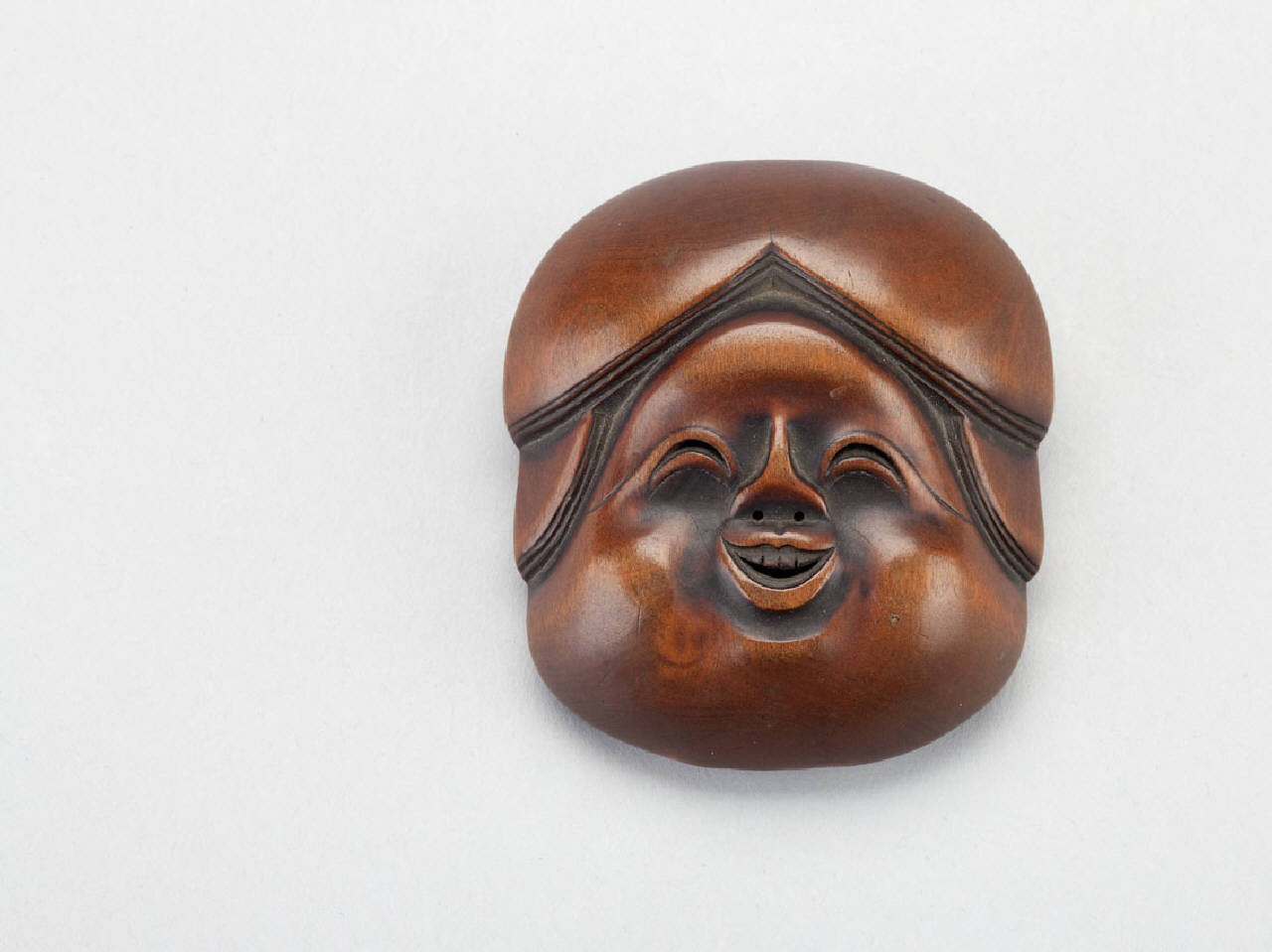 maschera (netsuke) - manifattura giapponese (sec. XIX)