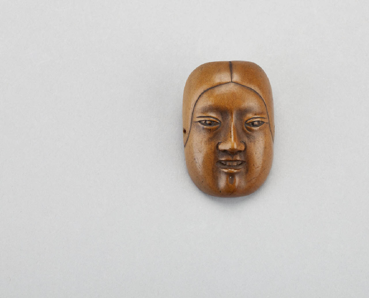 maschera (netsuke) - manifattura giapponese (sec. XIX)