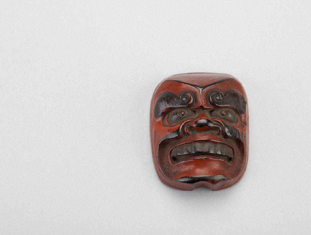 maschera (netsuke) - manifattura giapponese (sec. XIX)