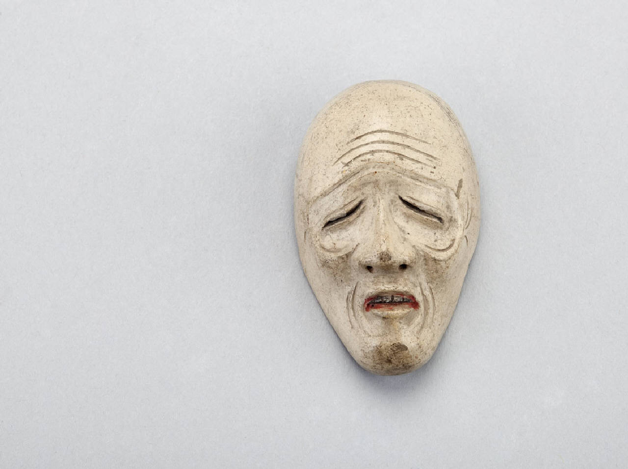 maschera (netsuke) - manifattura giapponese (sec. XIX)