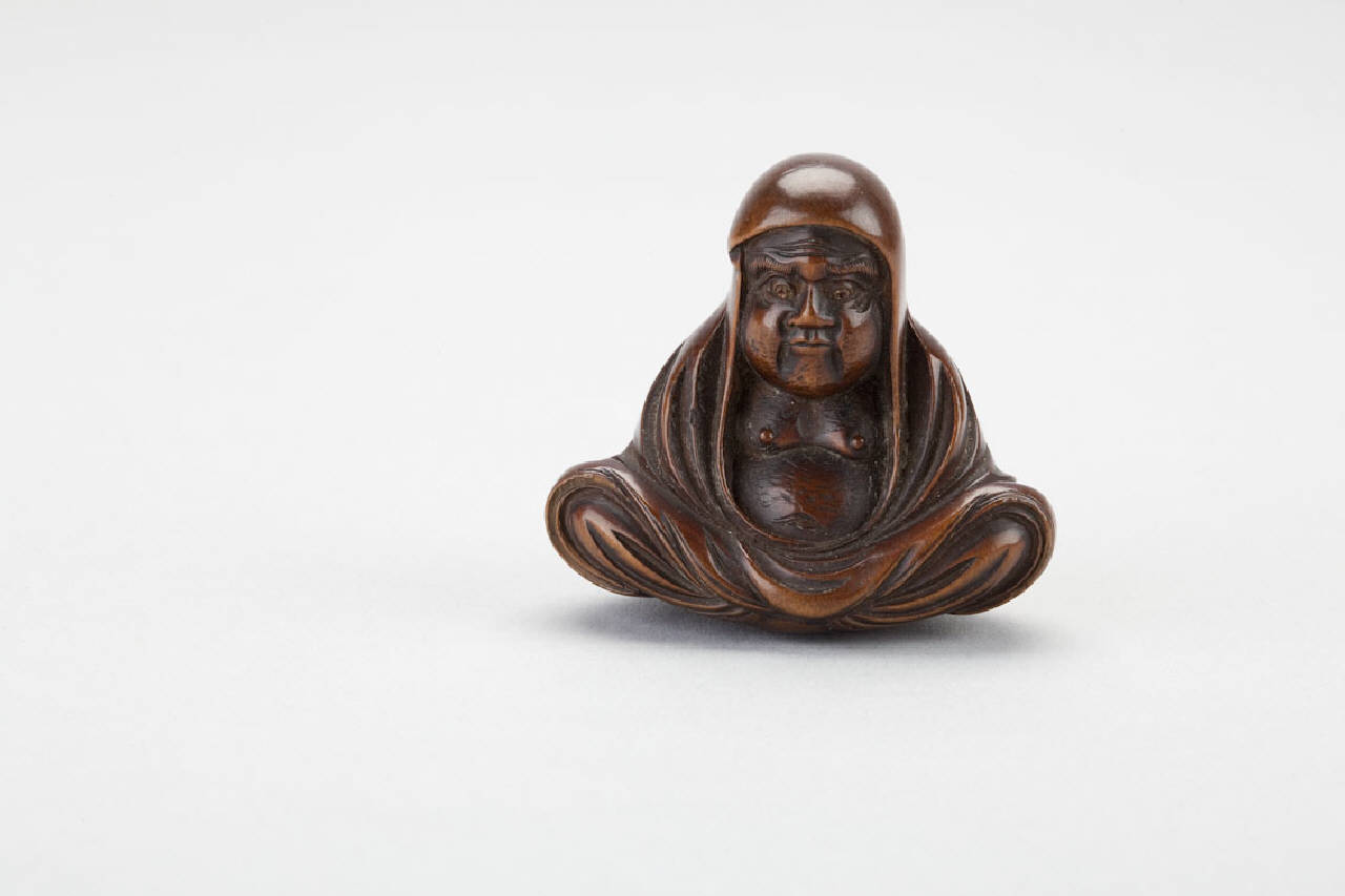 Daruma (netsuke) - manifattura giapponese (sec. XIX)