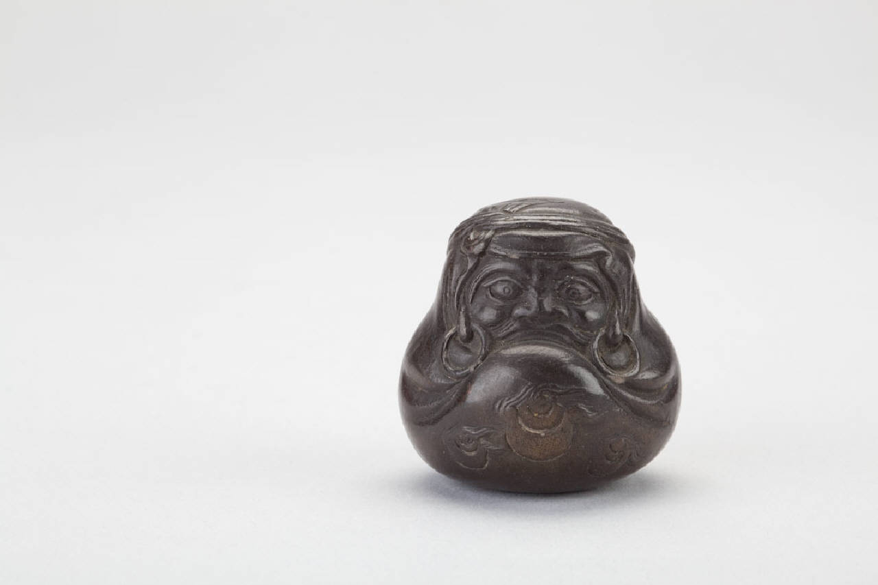 Daruma (netsuke) - manifattura giapponese (sec. XIX)