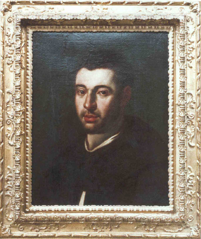 Ritratto di ecclesiastico Francesco Bonaventura Cavalieri (dipinto) - ambito di Giacomo Cavedoni (metà sec. XVII)