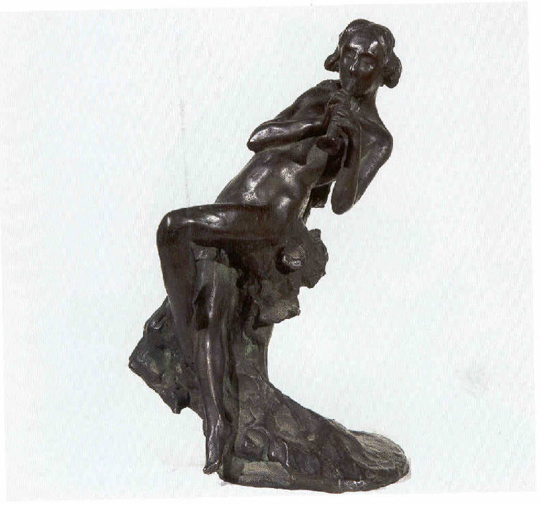 Orfeo (statuetta) di Crespi, Ferruccio (seconda metà sec. XIX)