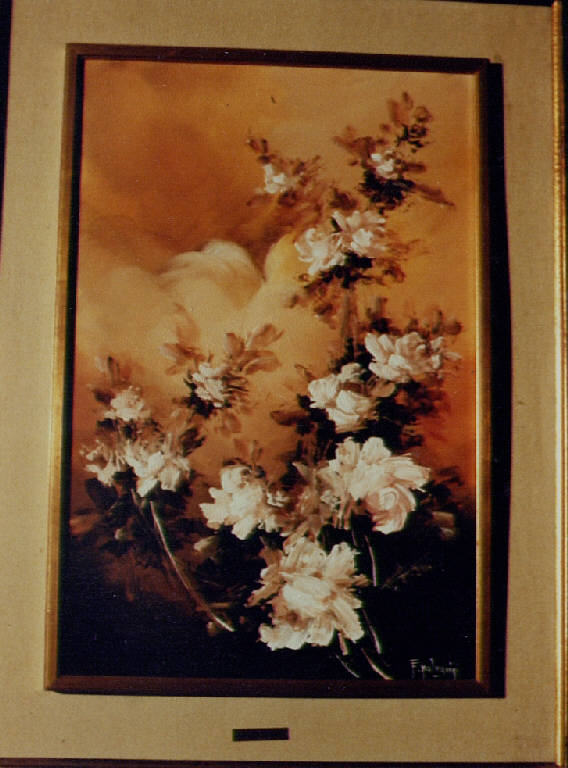 Fiori, fiori (dipinto) di Palvarini, Fernanda (seconda metà sec. XX)