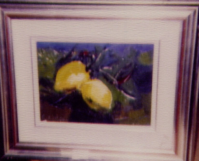 I limoni, limoni (dipinto) di Oddone (fine sec. XX)