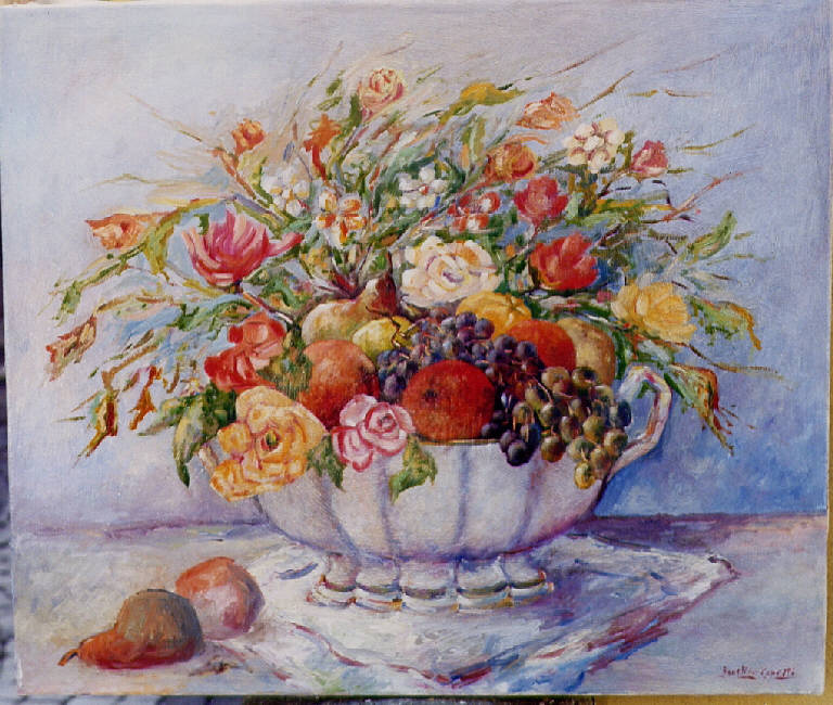 Natura morta, vaso di fiori (dipinto) di Capetti, Agostino (fine sec. XX)