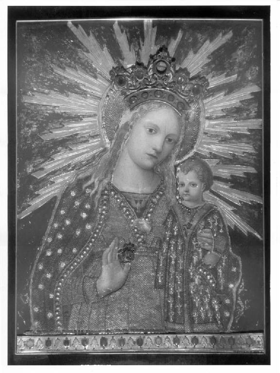 Madonna con Bambino (dipinto) - ambito lombardo (sec. XIX)