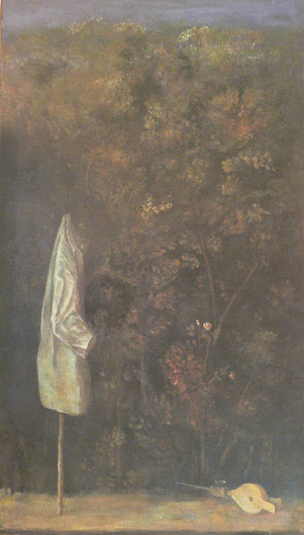 La giacca di Giona, NATURA MORTA (dipinto) di Schiavi Elena (sec. XX)