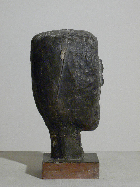 Testa, Testa (scultura) di Benevelli Giacomo (sec. XX)