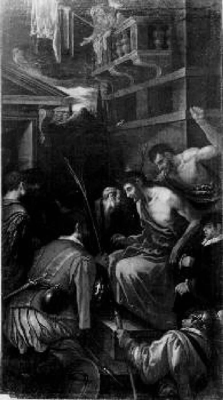 Incoronazione di spine, Incoronazione di spine (dipinto) di Da Ponte Francesco detto Francesco Bassano (bottega) - ambito veneto (seconda metà sec. XVI)