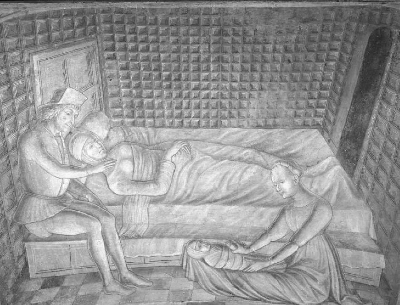 Storie di Griselda, La nascita della figlia (dipinto) di Pittore parmense - ambito parmense (ultimo quarto sec. XV)