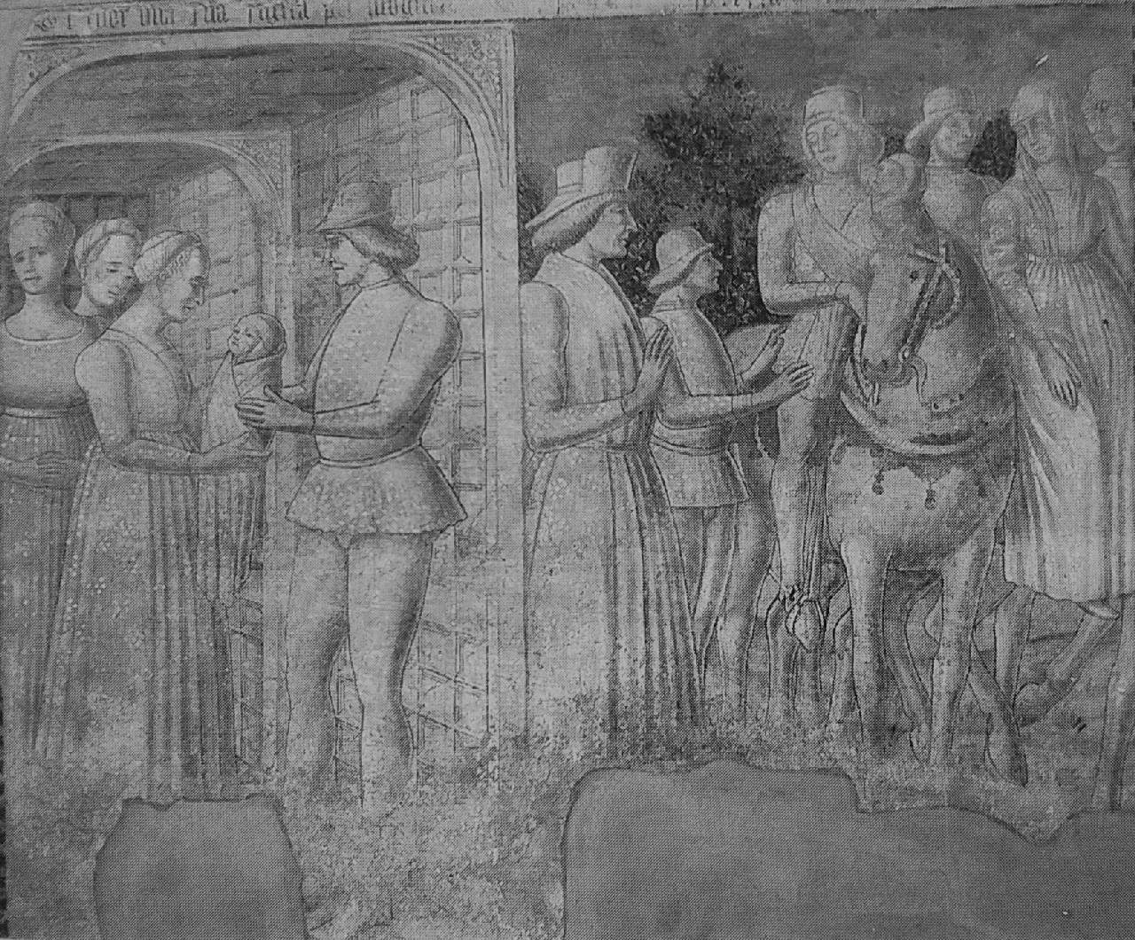 Storie di Griselda, Griselda si priva del figlio (dipinto) di Pittore parmense - ambito parmense (ultimo quarto sec. XV)