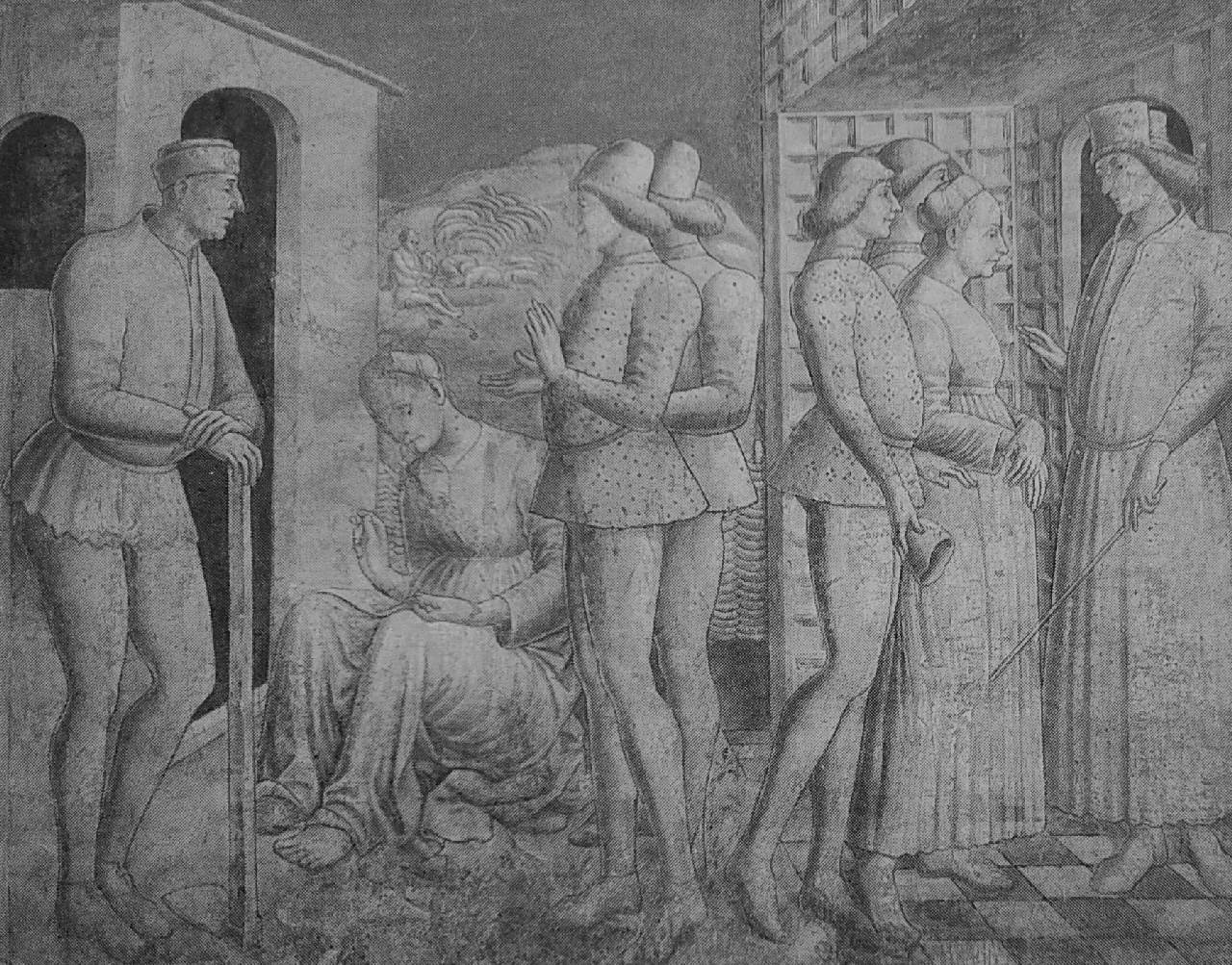 Storie di Griselda, Griselda fa i preparativi per le nozze di Gualtieri (dipinto) di Pittore parmense - ambito parmense (ultimo quarto sec. XV)