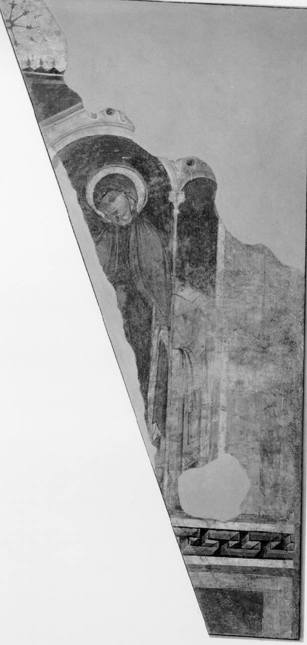 Vergine annunciata, Madonna annunciata (dipinto) di Maestro dell'Annunciazione di San Giovanni in Conca - ambito milanese (fine sec. XIII)