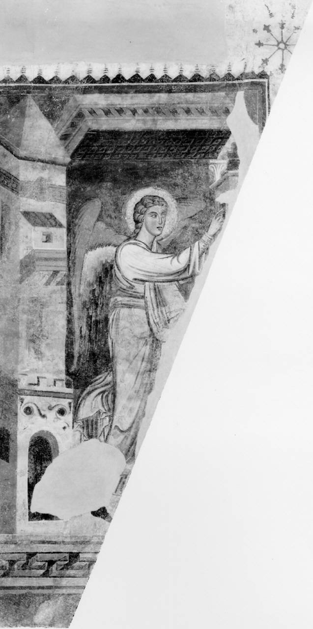 Angelo annunciante, Angelo annunciante (dipinto) di Maestro dell'Annunciazione di San Giovanni in Conca - ambito milanese (fine sec. XIII)